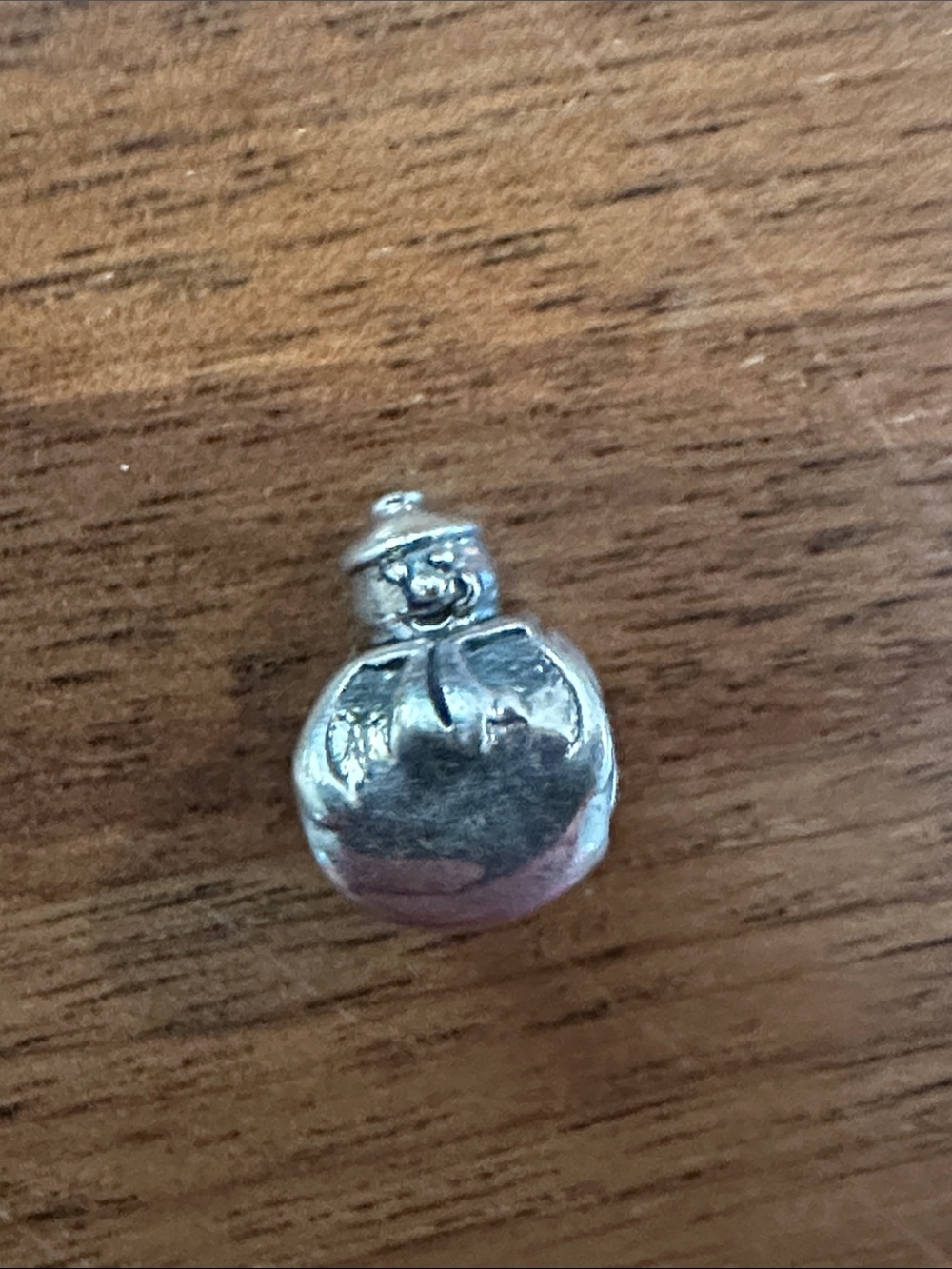 925 Sterling Silver Snowman slide charm ❄️ ☃️ ⛄️